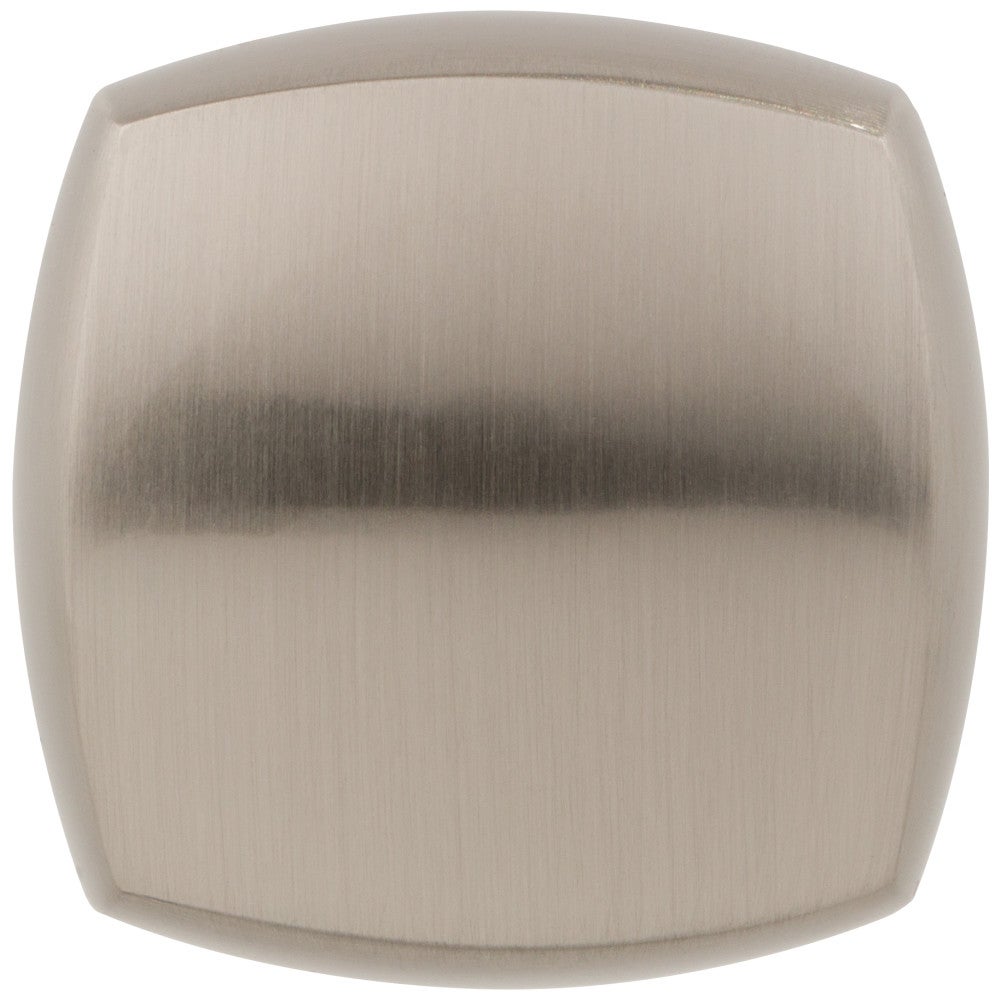 1-1/8" Overall Length Satin Nickel Square Audrey Cabinet Knob