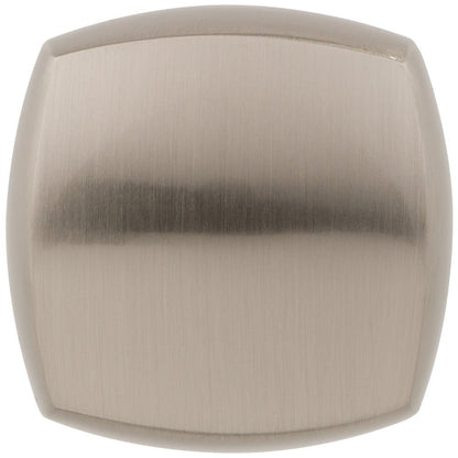 1-1/8" Overall Length Satin Nickel Square Audrey Cabinet Knob