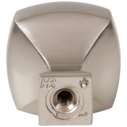 1-1/8" Overall Length Satin Nickel Square Audrey Cabinet Knob