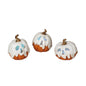 4" Light Up Ghost Pumpkin - SET OF 3