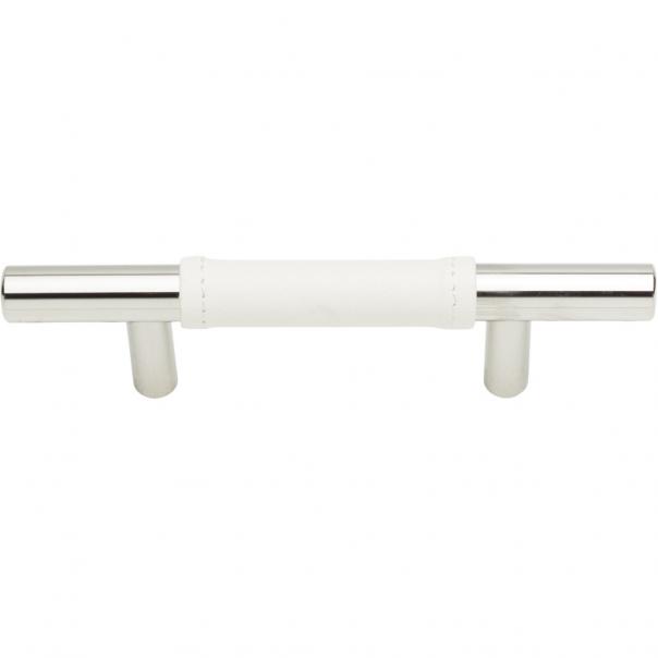 Zanzibar White Leather Pull
