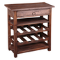 Sunset Trading Rustic Cottage Wine Server With Drawer In Raftwood
