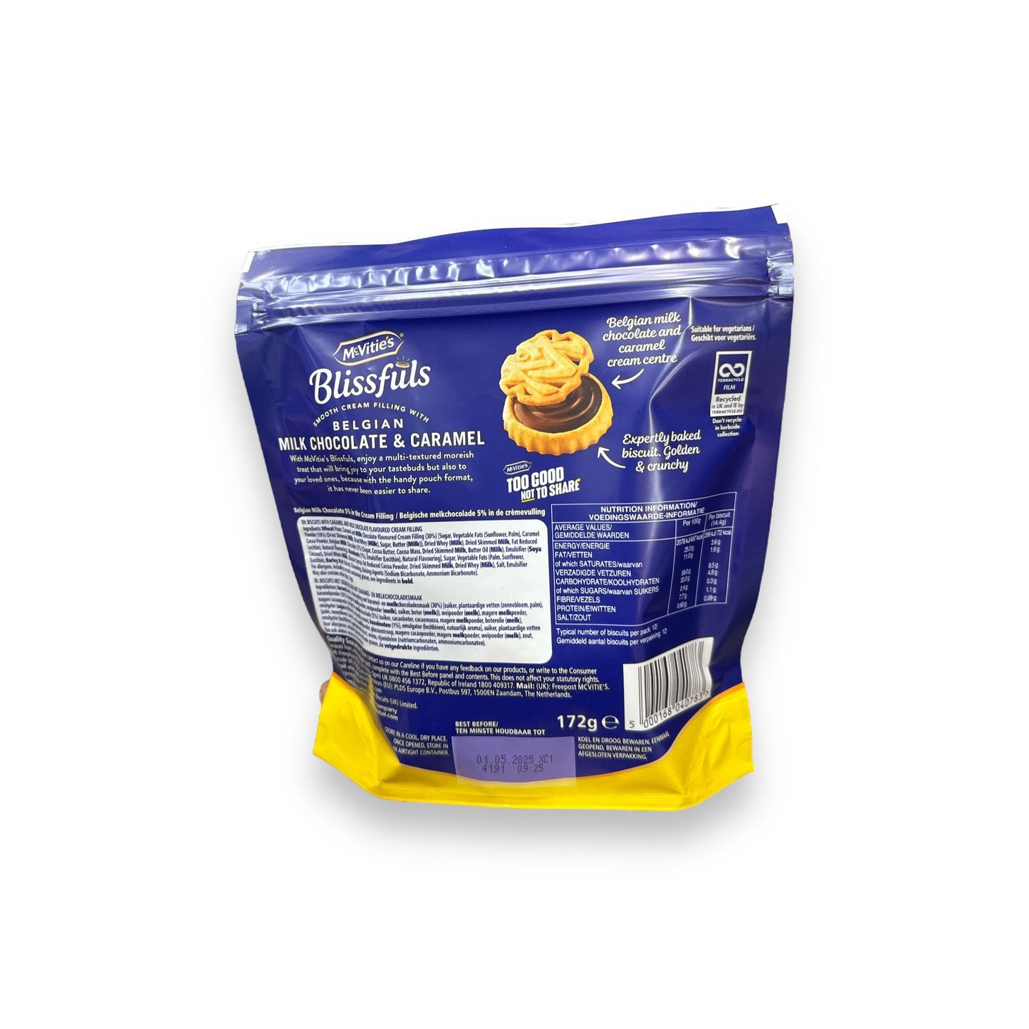 Mcvities Blissfuls Milk Chocolate Caramel Treats – Indulgent, Creamy, and Deliciously Sweet