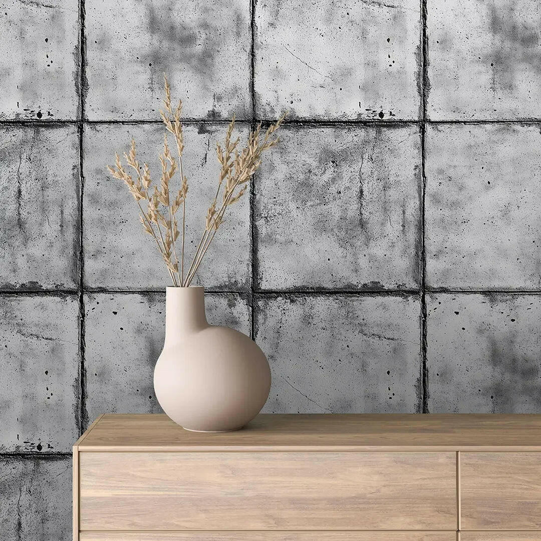 Urban Monolith Tile Wallpaper