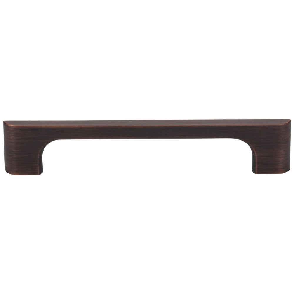 96 mm Center-to-Center Satin Nickel Asymmetrical Leyton Cabinet Pull