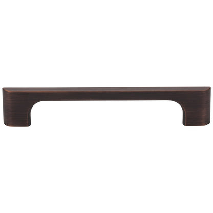 96 mm Center-to-Center Satin Nickel Asymmetrical Leyton Cabinet Pull