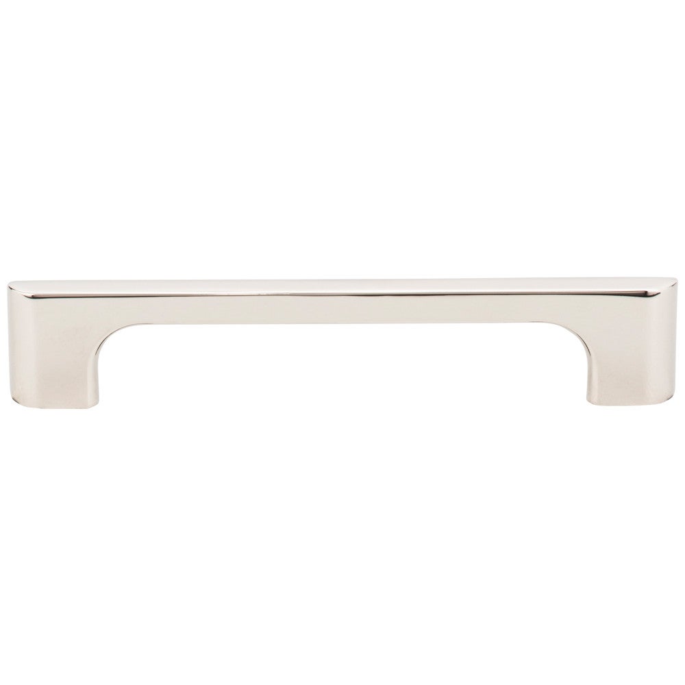 96 mm Center-to-Center Satin Nickel Asymmetrical Leyton Cabinet Pull