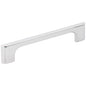 96 mm Center-to-Center Satin Nickel Asymmetrical Leyton Cabinet Pull