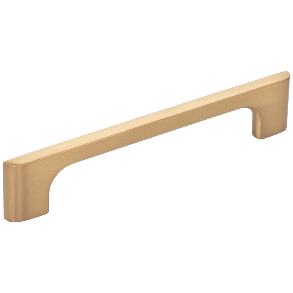96 mm Center-to-Center Satin Nickel Asymmetrical Leyton Cabinet Pull