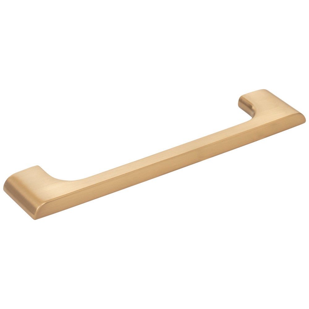 96 mm Center-to-Center Satin Nickel Asymmetrical Leyton Cabinet Pull