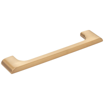 96 mm Center-to-Center Satin Nickel Asymmetrical Leyton Cabinet Pull