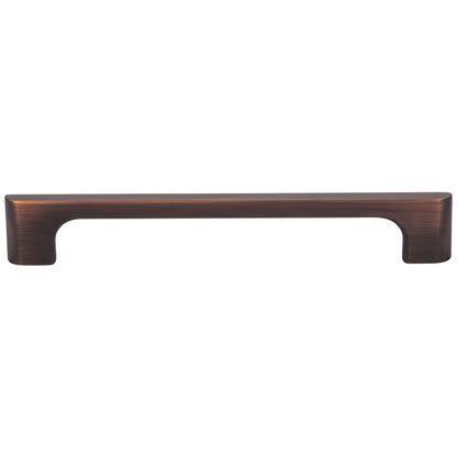 96 mm Center-to-Center Satin Nickel Asymmetrical Leyton Cabinet Pull