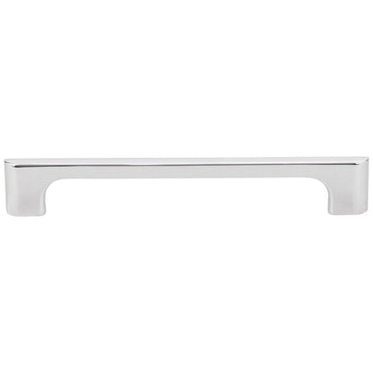 96 mm Center-to-Center Satin Nickel Asymmetrical Leyton Cabinet Pull