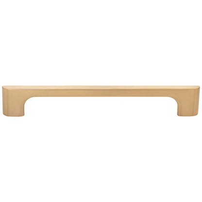96 mm Center-to-Center Satin Nickel Asymmetrical Leyton Cabinet Pull