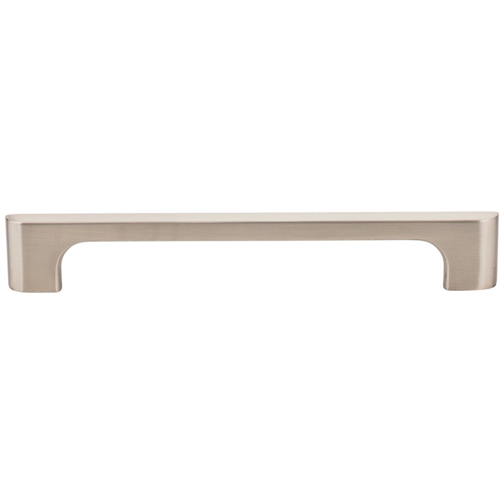 96 mm Center-to-Center Satin Nickel Asymmetrical Leyton Cabinet Pull