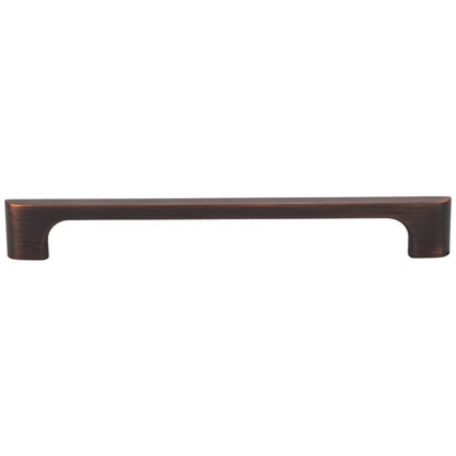 96 mm Center-to-Center Satin Nickel Asymmetrical Leyton Cabinet Pull