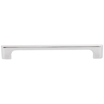 96 mm Center-to-Center Satin Nickel Asymmetrical Leyton Cabinet Pull