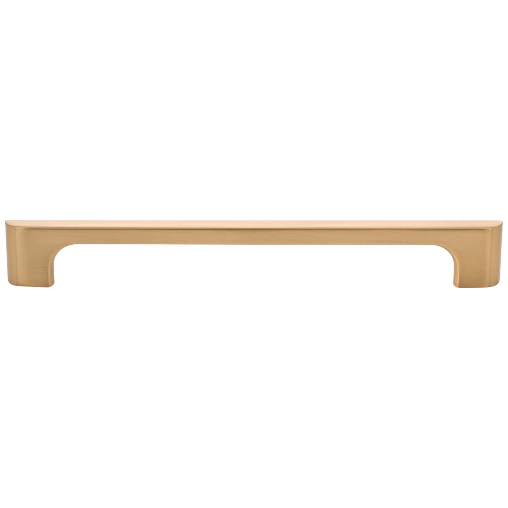 96 mm Center-to-Center Satin Nickel Asymmetrical Leyton Cabinet Pull
