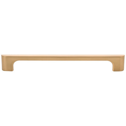 96 mm Center-to-Center Satin Nickel Asymmetrical Leyton Cabinet Pull