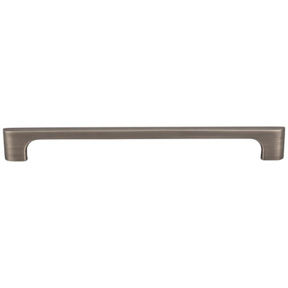 96 mm Center-to-Center Satin Nickel Asymmetrical Leyton Cabinet Pull