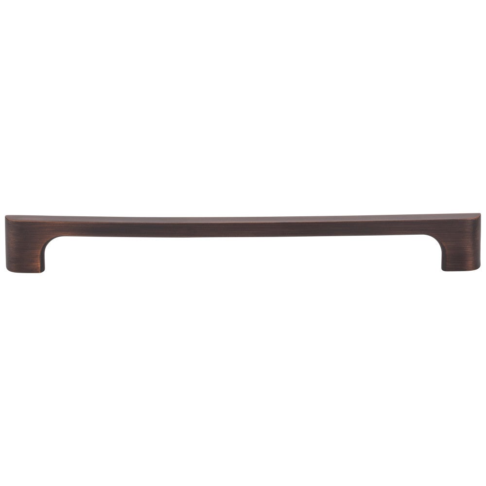 96 mm Center-to-Center Satin Nickel Asymmetrical Leyton Cabinet Pull