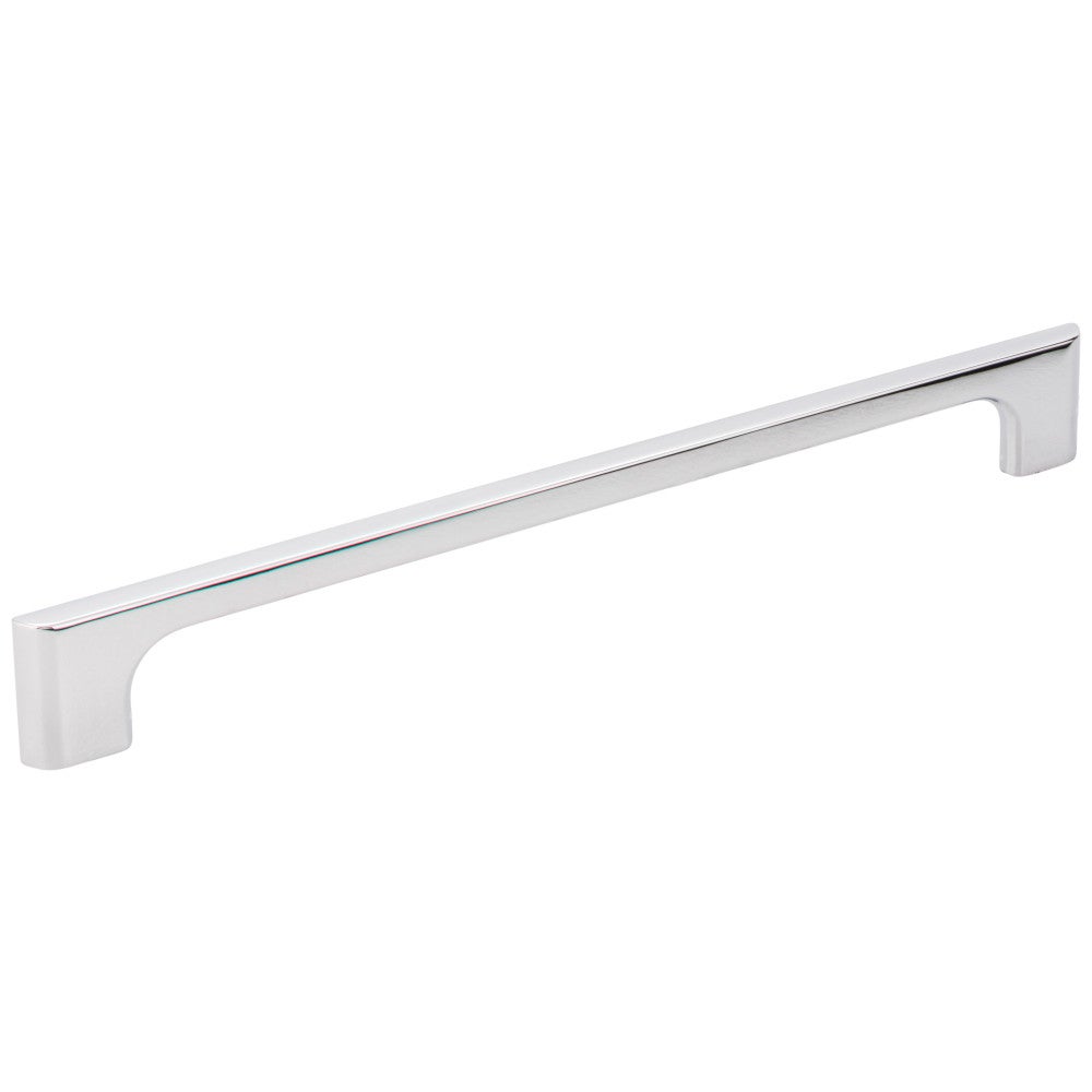 96 mm Center-to-Center Satin Nickel Asymmetrical Leyton Cabinet Pull