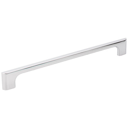 96 mm Center-to-Center Satin Nickel Asymmetrical Leyton Cabinet Pull