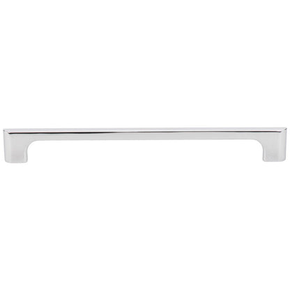 96 mm Center-to-Center Satin Nickel Asymmetrical Leyton Cabinet Pull