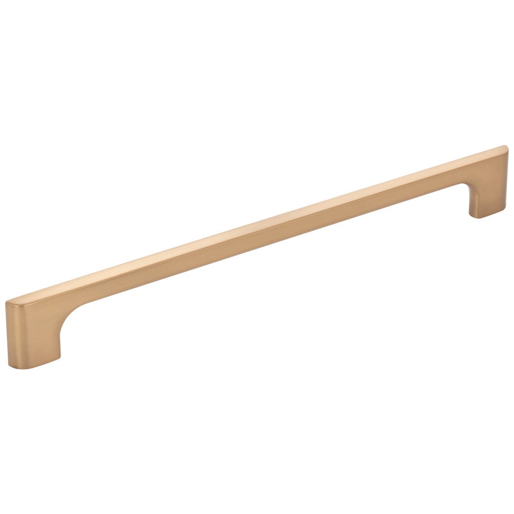 96 mm Center-to-Center Satin Nickel Asymmetrical Leyton Cabinet Pull