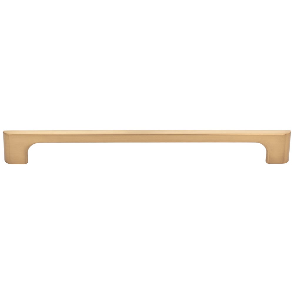 96 mm Center-to-Center Satin Nickel Asymmetrical Leyton Cabinet Pull