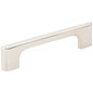 96 mm Center-to-Center Satin Nickel Asymmetrical Leyton Cabinet Pull