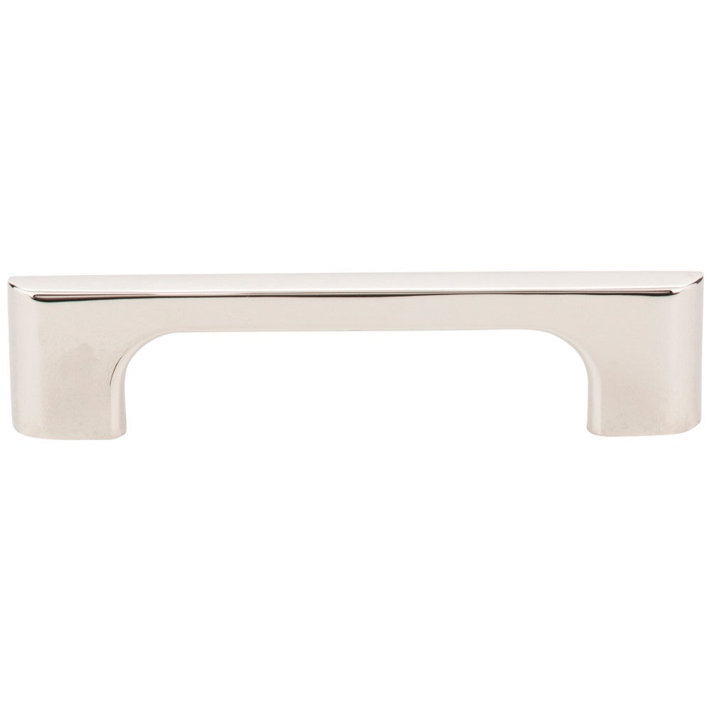 96 mm Center-to-Center Satin Nickel Asymmetrical Leyton Cabinet Pull