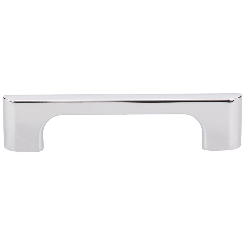 96 mm Center-to-Center Satin Nickel Asymmetrical Leyton Cabinet Pull