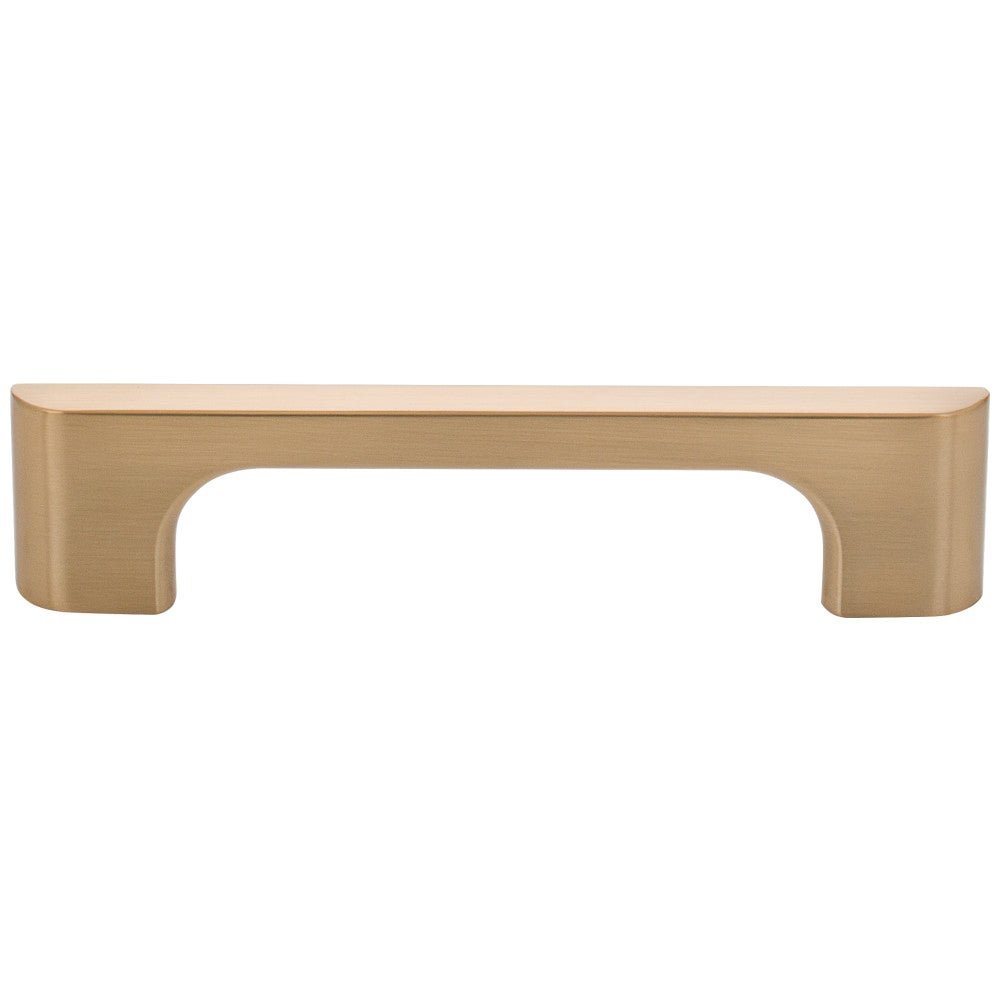96 mm Center-to-Center Satin Nickel Asymmetrical Leyton Cabinet Pull