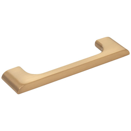 96 mm Center-to-Center Satin Nickel Asymmetrical Leyton Cabinet Pull