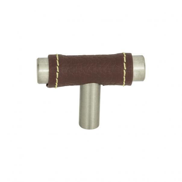 Zanzibar Brown Leather Knob