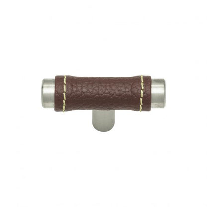 Zanzibar Brown Leather Knob