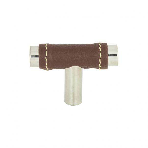 Zanzibar Brown Leather Knob
