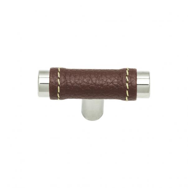 Zanzibar Brown Leather Knob