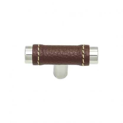 Zanzibar Brown Leather Knob