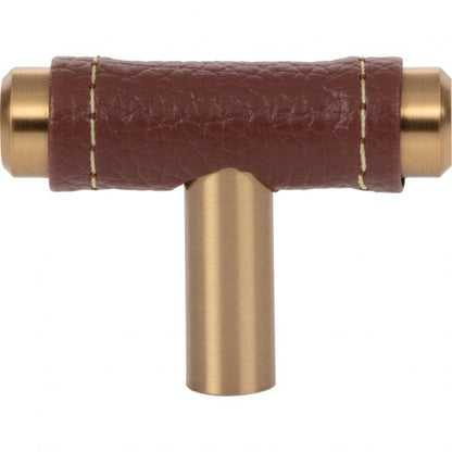 Zanzibar Brown Leather Knob