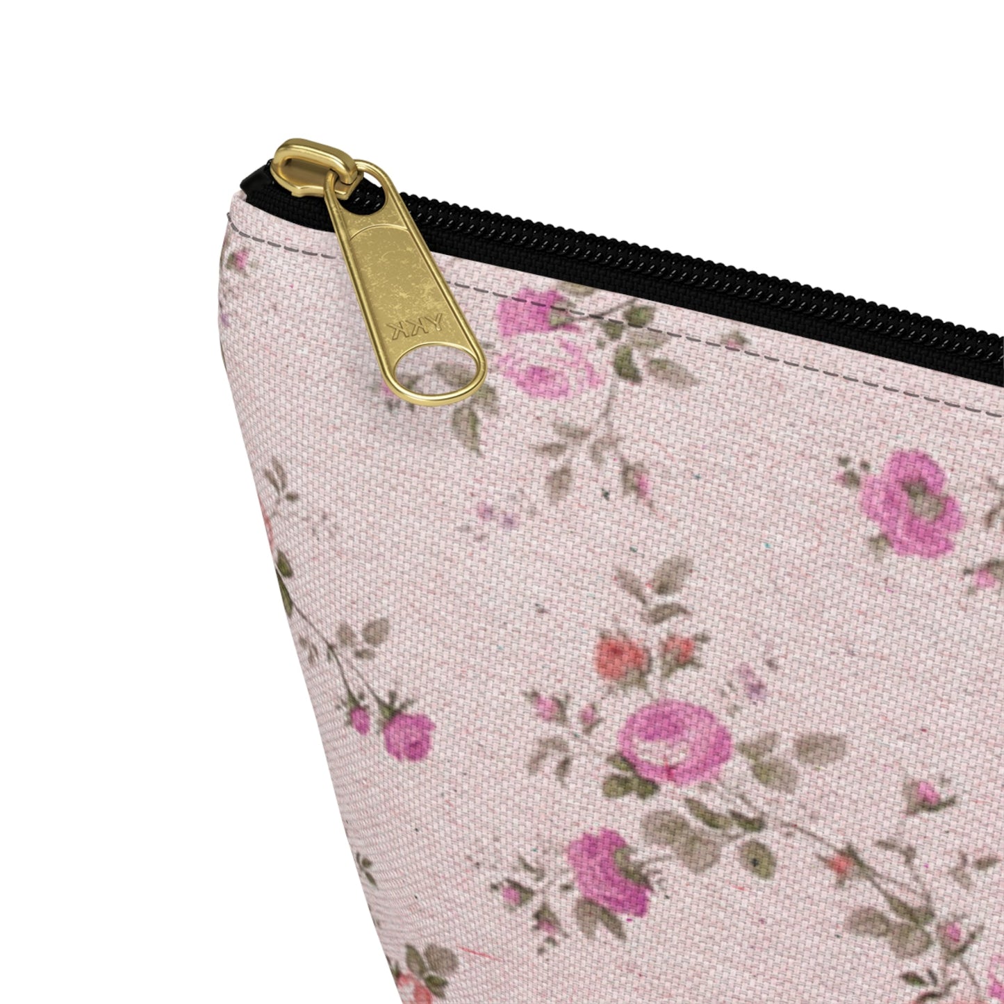 Customizable: Floral Accessory Pouch, Makeup Bag, Travel Organizer, Gift for Her, Pink Floral Bag, Cosmetic Case, Everyday Essentials