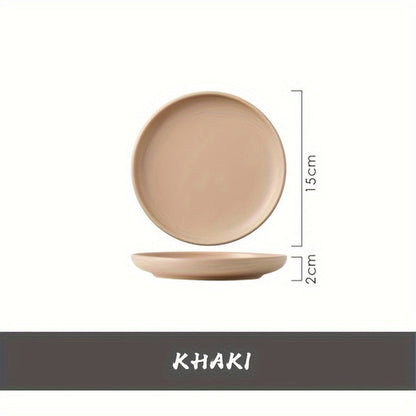 Nordic Style Ceramic Plate for Dining and Decor