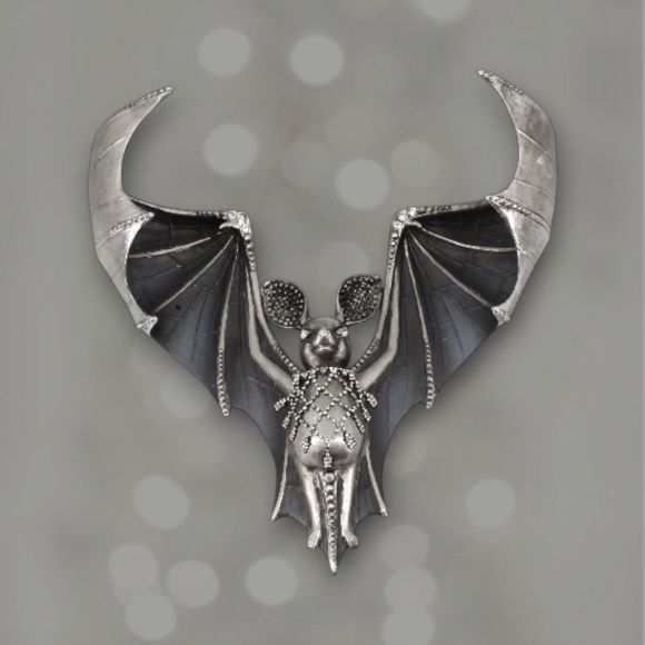 12.5" Blood Moon Hanging Bat