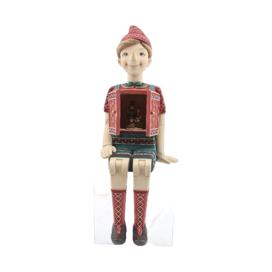 Christmas Carousel Collection - 18" Pinocchio with Music Box