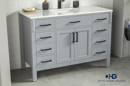Fawna 48" Gray Bathroom Cabinet
