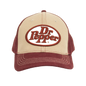 Dr Pepper Oval Logo Hat - Tan and Red