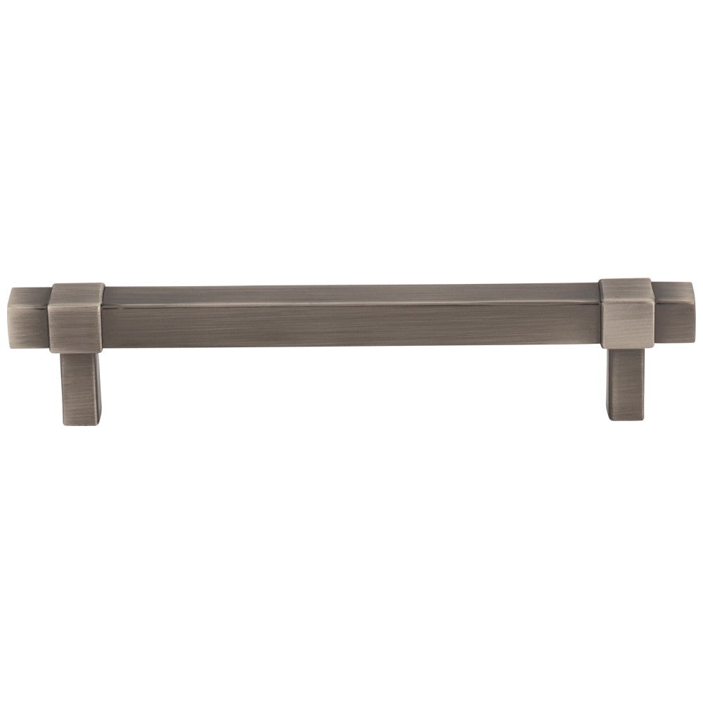 96 mm Center-to-Center Satin Nickel Square Zane Cabinet Pull