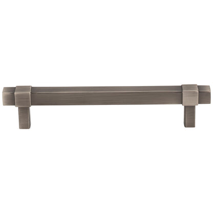 96 mm Center-to-Center Satin Nickel Square Zane Cabinet Pull