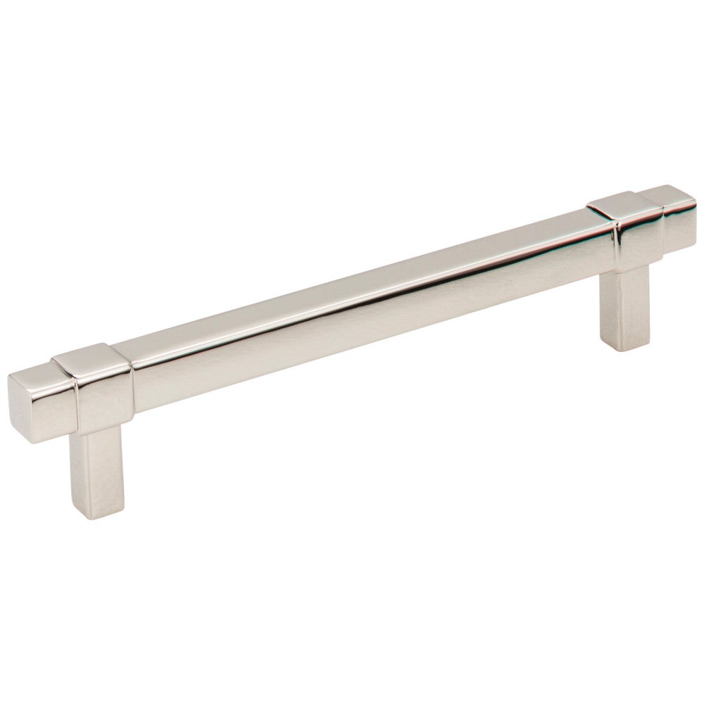 96 mm Center-to-Center Satin Nickel Square Zane Cabinet Pull